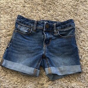 Girls gap stretch jean shorts 6